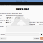 multibit hd wallet during process of recovery